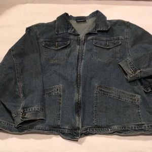 ❤️BOGO❤️ LA Blues 3XL Zip Jean Jacket